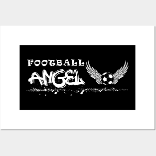 football angel Posters and Art